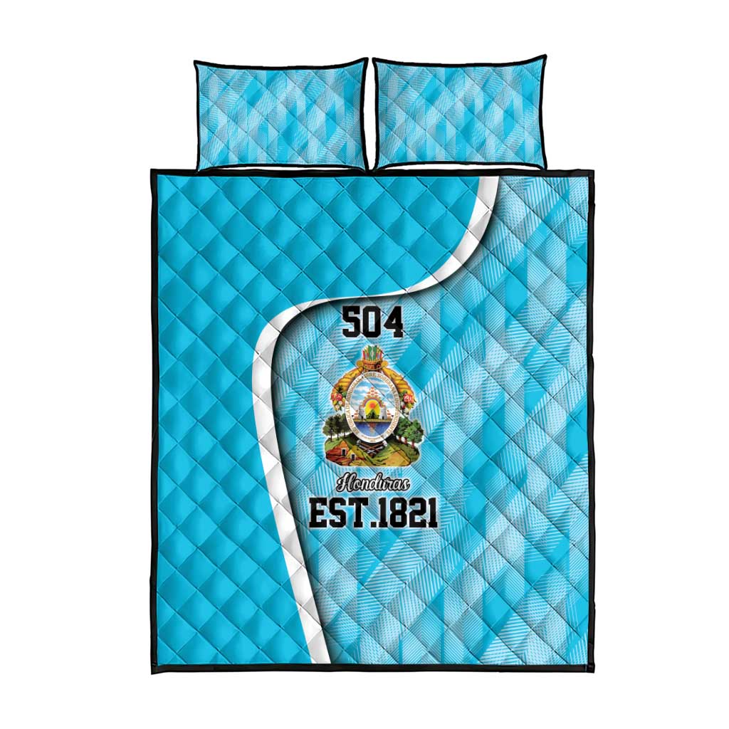 Honduras Independence Day Quilt Bed Set Since 1821 September 15 - Wonder Print Shop
