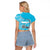 Honduras Independence Day Raglan Cropped T Shirt Since 1821 September 15 - Wonder Print Shop