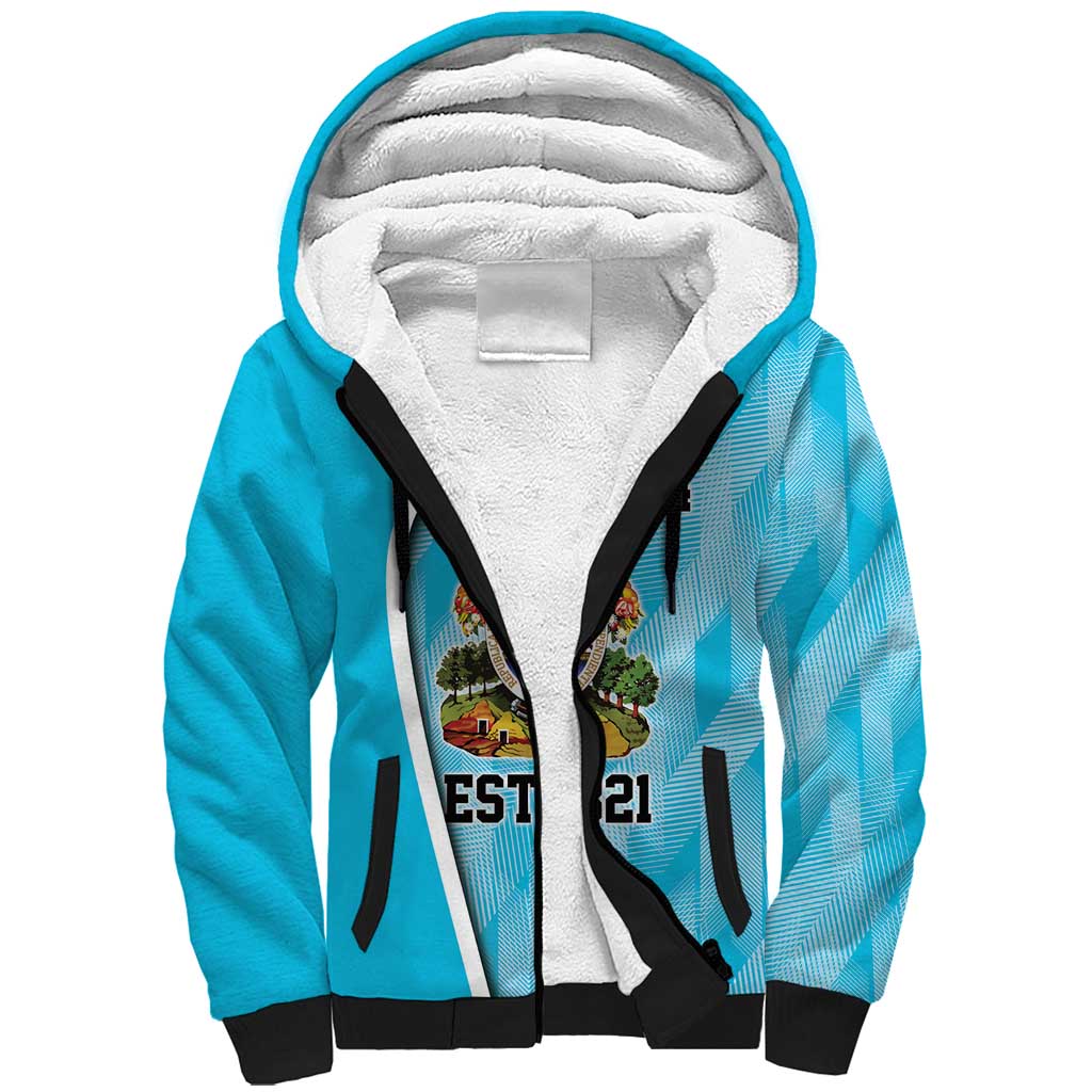 Honduras Independence Day Sherpa Hoodie Since 1821 September 15 - Wonder Print Shop
