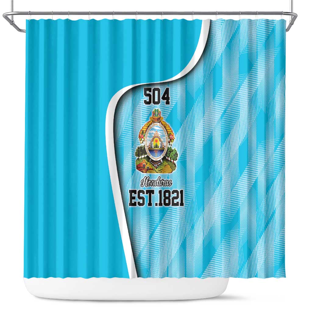 Honduras Independence Day Shower Curtain Since 1821 September 15 - Wonder Print Shop