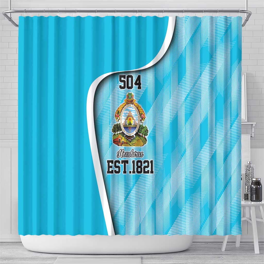 Honduras Independence Day Shower Curtain Since 1821 September 15 - Wonder Print Shop