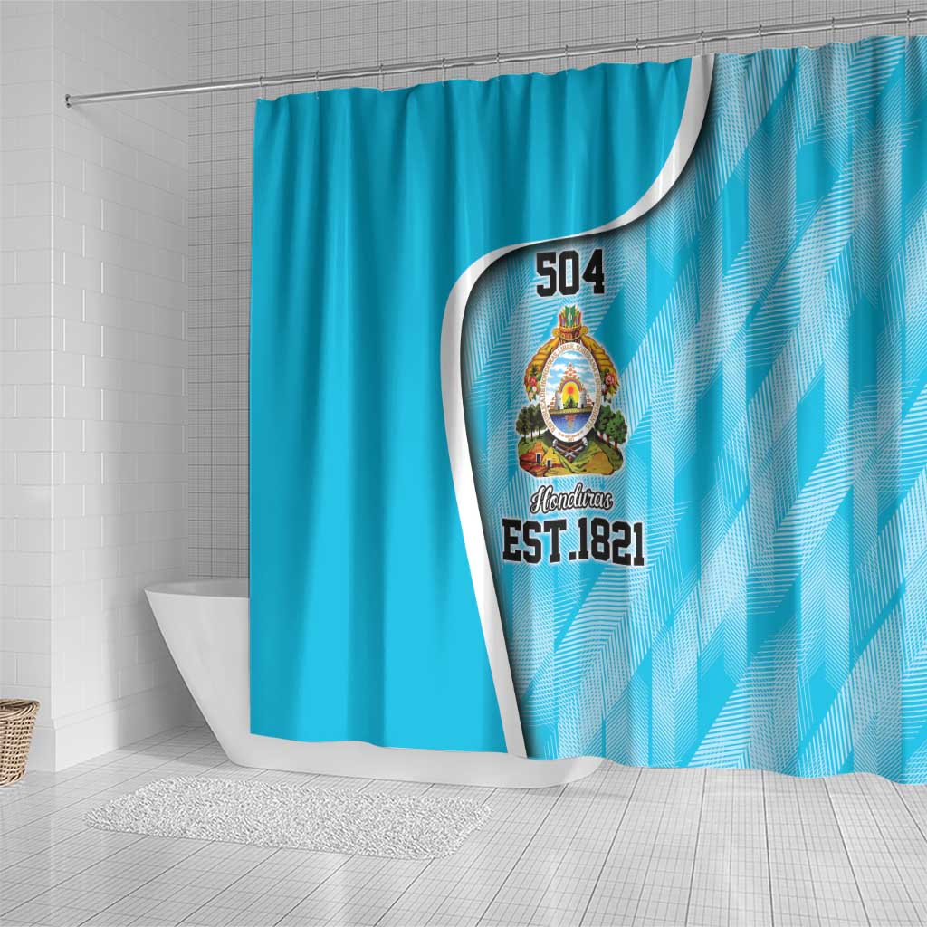 Honduras Independence Day Shower Curtain Since 1821 September 15 - Wonder Print Shop