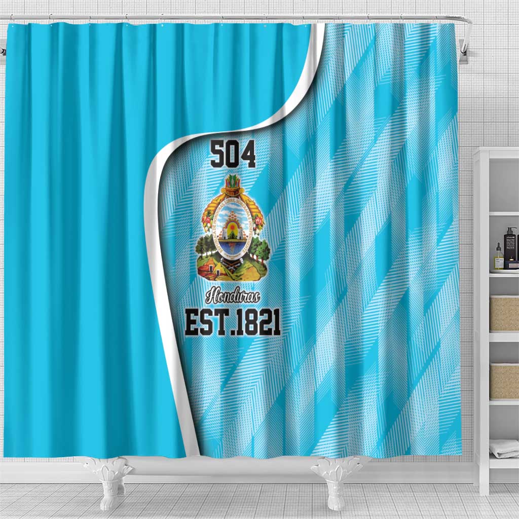 Honduras Independence Day Shower Curtain Since 1821 September 15 - Wonder Print Shop