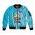 Honduras Independence Day Sleeve Zip Bomber Jacket Since 1821 September 15 - Wonder Print Shop