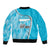 Honduras Independence Day Sleeve Zip Bomber Jacket Since 1821 September 15 - Wonder Print Shop