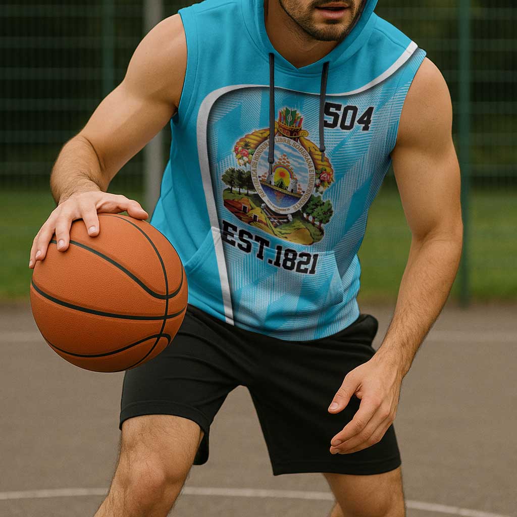 Honduras Independence Day Sleeveless Hoodie Since 1821 September 15 - Wonder Print Shop