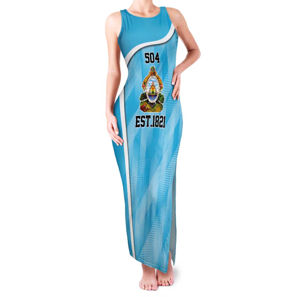 Honduras Independence Day Tank Maxi Dress Since 1821 September 15 - Wonder Print Shop