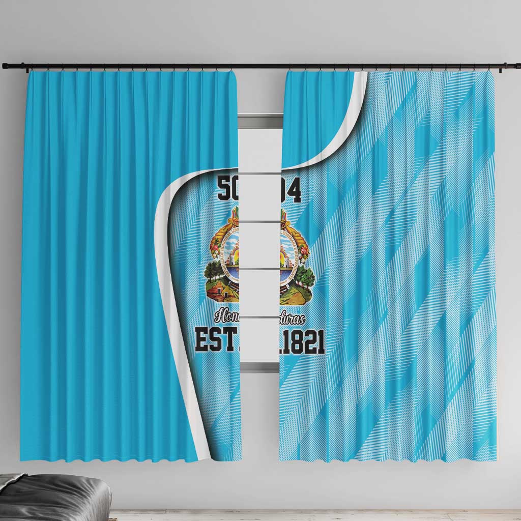 Honduras Independence Day Window Curtain Since 1821 September 15 - Wonder Print Shop