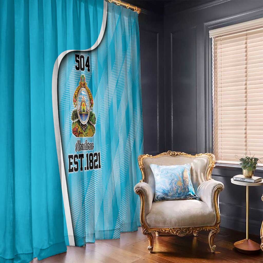 Honduras Independence Day Window Curtain Since 1821 September 15 - Wonder Print Shop