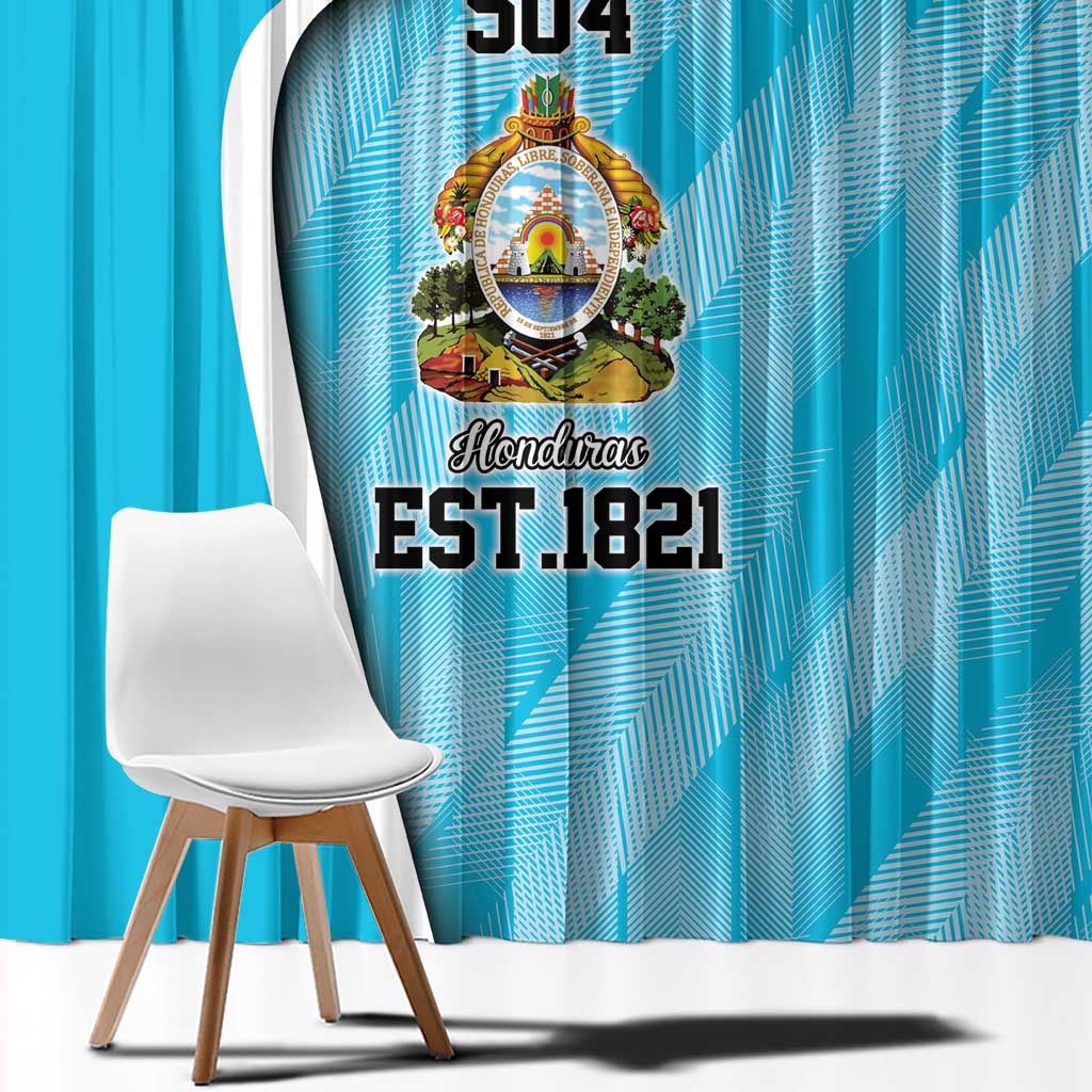 Honduras Independence Day Window Curtain Since 1821 September 15 - Wonder Print Shop