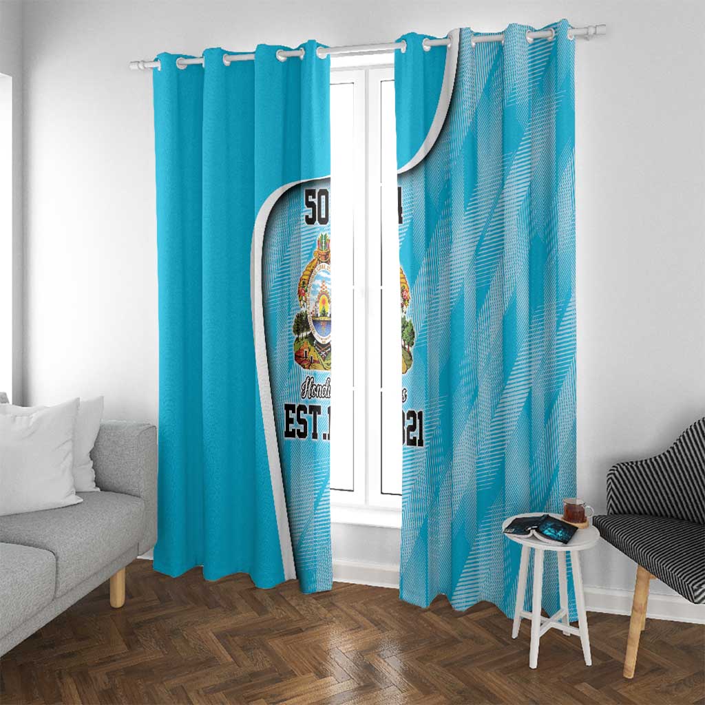 Honduras Independence Day Window Curtain Since 1821 September 15 - Wonder Print Shop