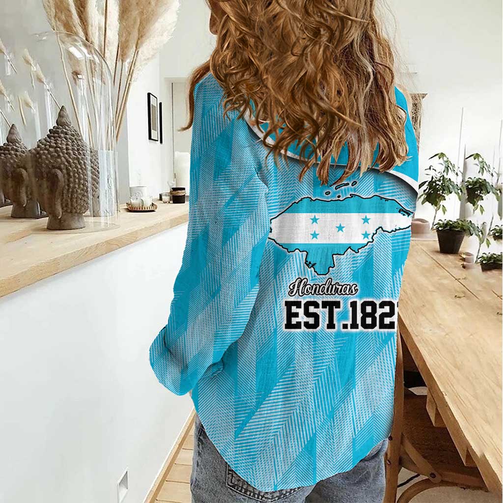 Honduras Independence Day Women Casual Shirt Since 1821 September 15 - Wonder Print Shop