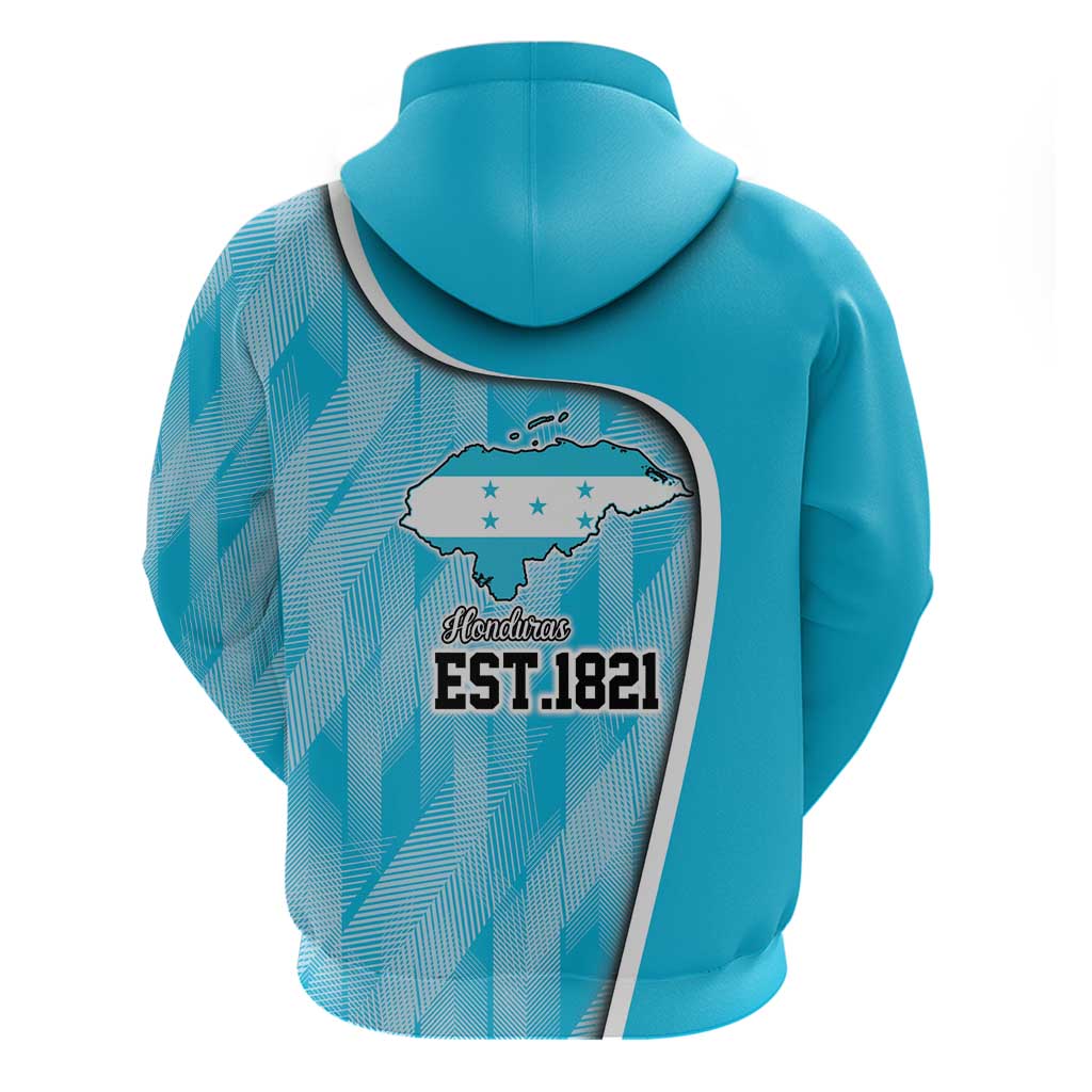 Honduras Independence Day Zip Hoodie Since 1821 September 15 - Wonder Print Shop