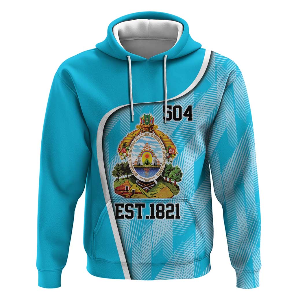 Honduras Independence Day Zip Hoodie Since 1821 September 15 - Wonder Print Shop