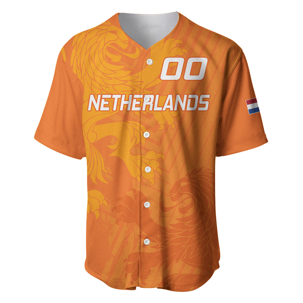 Custom Netherlands Soccer Baseball Jersey Nederlands Vrouwenvoetbalelftal Go World Cup 2023 LT9 - Wonder Print Shop