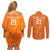 custom-netherlands-soccer-couples-matching-off-shoulder-short-dress-and-long-sleeve-button-shirts-nederlands-vrouwenvoetbalelftal-go-world-cup-2023