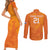 custom-netherlands-soccer-couples-matching-short-sleeve-bodycon-dress-and-long-sleeve-button-shirts-nederlands-vrouwenvoetbalelftal-go-world-cup-2023