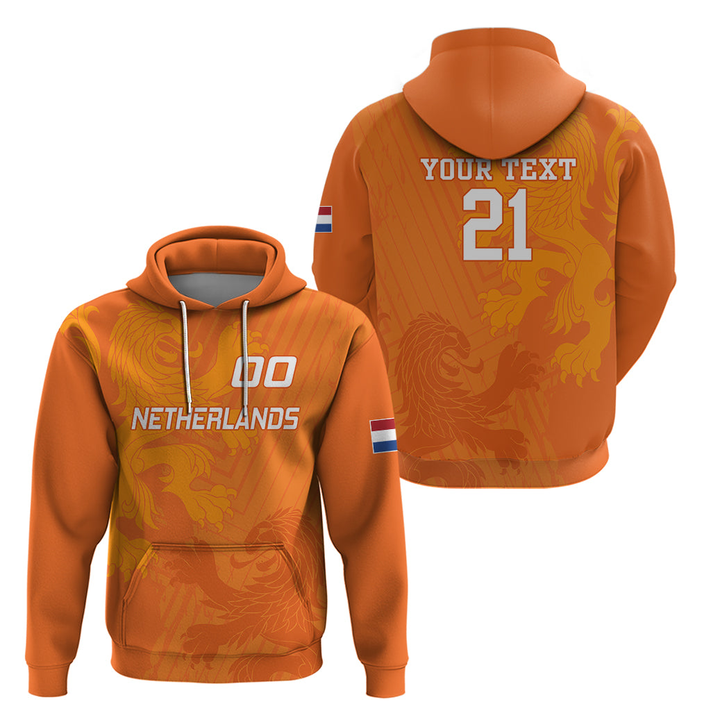 Custom Netherlands Soccer Hoodie Nederlands Vrouwenvoetbalelftal Go World Cup 2023 - Wonder Print Shop