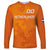 Custom Netherlands Soccer Long Sleeve Shirt Nederlands Vrouwenvoetbalelftal Go World Cup 2023 - Wonder Print Shop