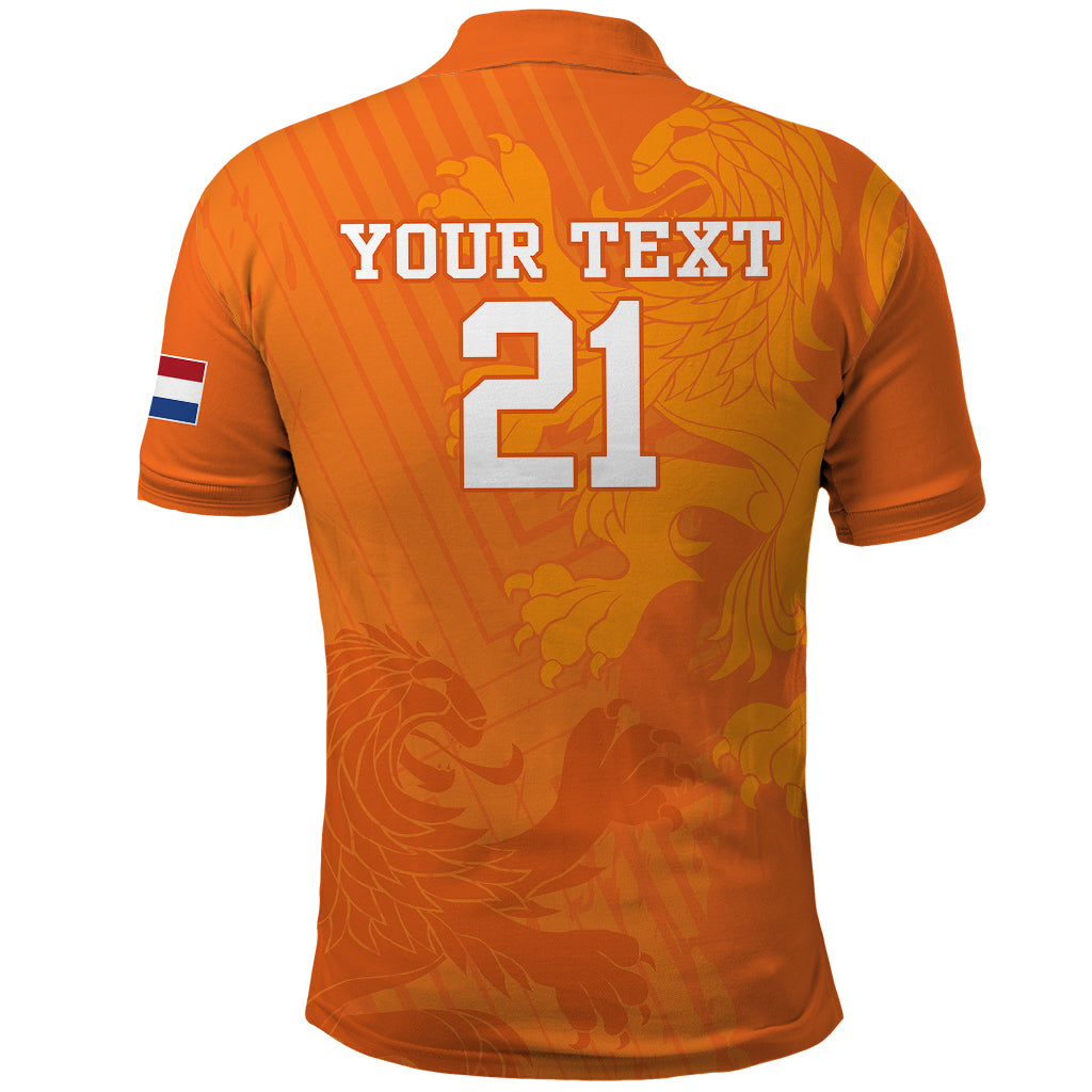 Custom Netherlands Soccer Polo Shirt Nederlands Vrouwenvoetbalelftal Go World Cup 2023 - Wonder Print Shop