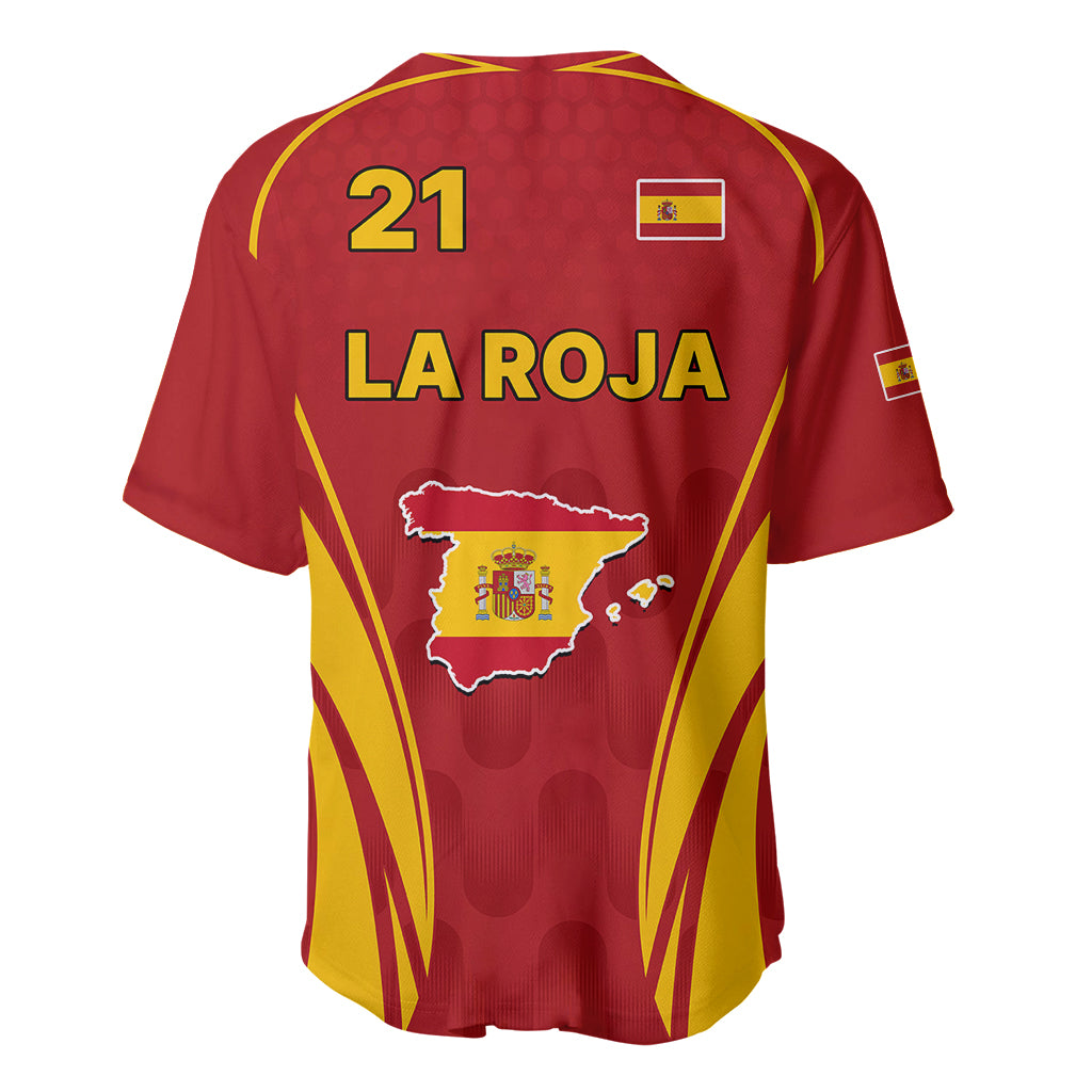 Custom Spain Soccer Baseball Jersey Go World Cup 2023 Sporty Style LT9 - Wonder Print Shop