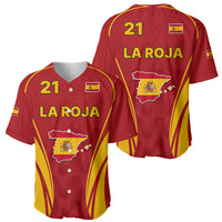 Custom Spain Soccer Baseball Jersey Go World Cup 2023 Sporty Style LT9 - Wonder Print Shop