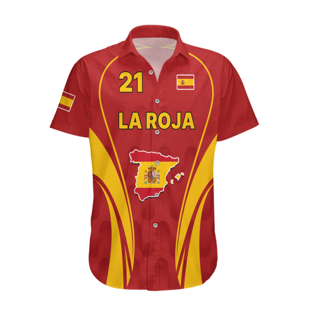 Custom Spain Soccer Hawaiian Shirt Go World Cup 2023 Sporty Style - Wonder Print Shop