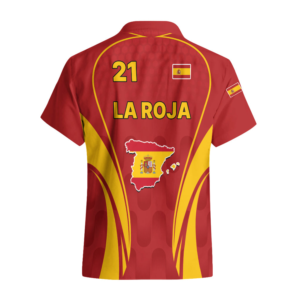Custom Spain Soccer Hawaiian Shirt Go World Cup 2023 Sporty Style - Wonder Print Shop
