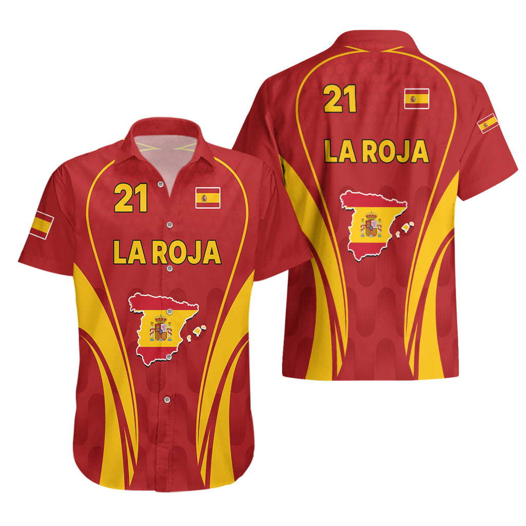 Custom Spain Soccer Hawaiian Shirt Go World Cup 2023 Sporty Style - Wonder Print Shop