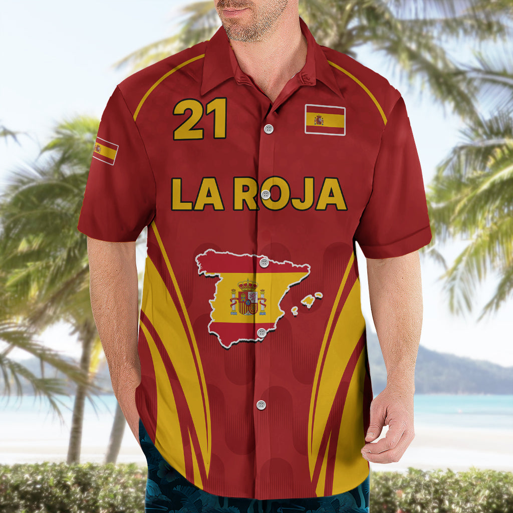 Custom Spain Soccer Hawaiian Shirt Go World Cup 2023 Sporty Style - Wonder Print Shop