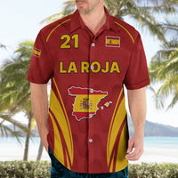 Custom Spain Soccer Hawaiian Shirt Go World Cup 2023 Sporty Style - Wonder Print Shop