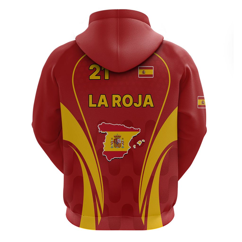Custom Spain Soccer Hoodie Go World Cup 2023 Sporty Style - Wonder Print Shop