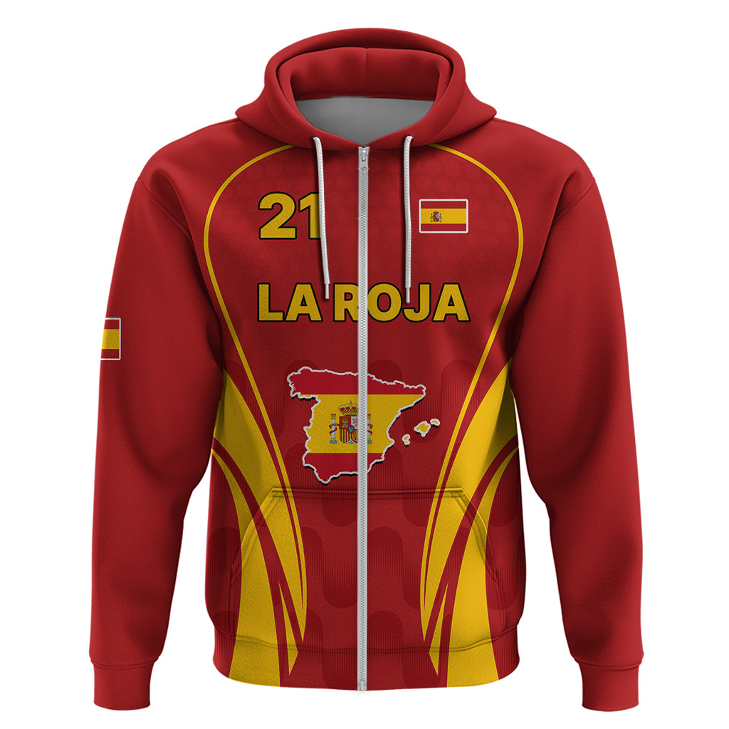 Custom Spain Soccer Hoodie Go World Cup 2023 Sporty Style - Wonder Print Shop