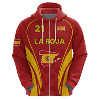 Custom Spain Soccer Hoodie Go World Cup 2023 Sporty Style - Wonder Print Shop