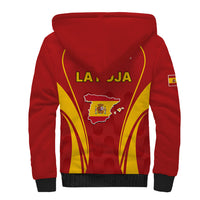 Custom Spain Soccer Sherpa Hoodie Go World Cup 2023 Sporty Style - Wonder Print Shop