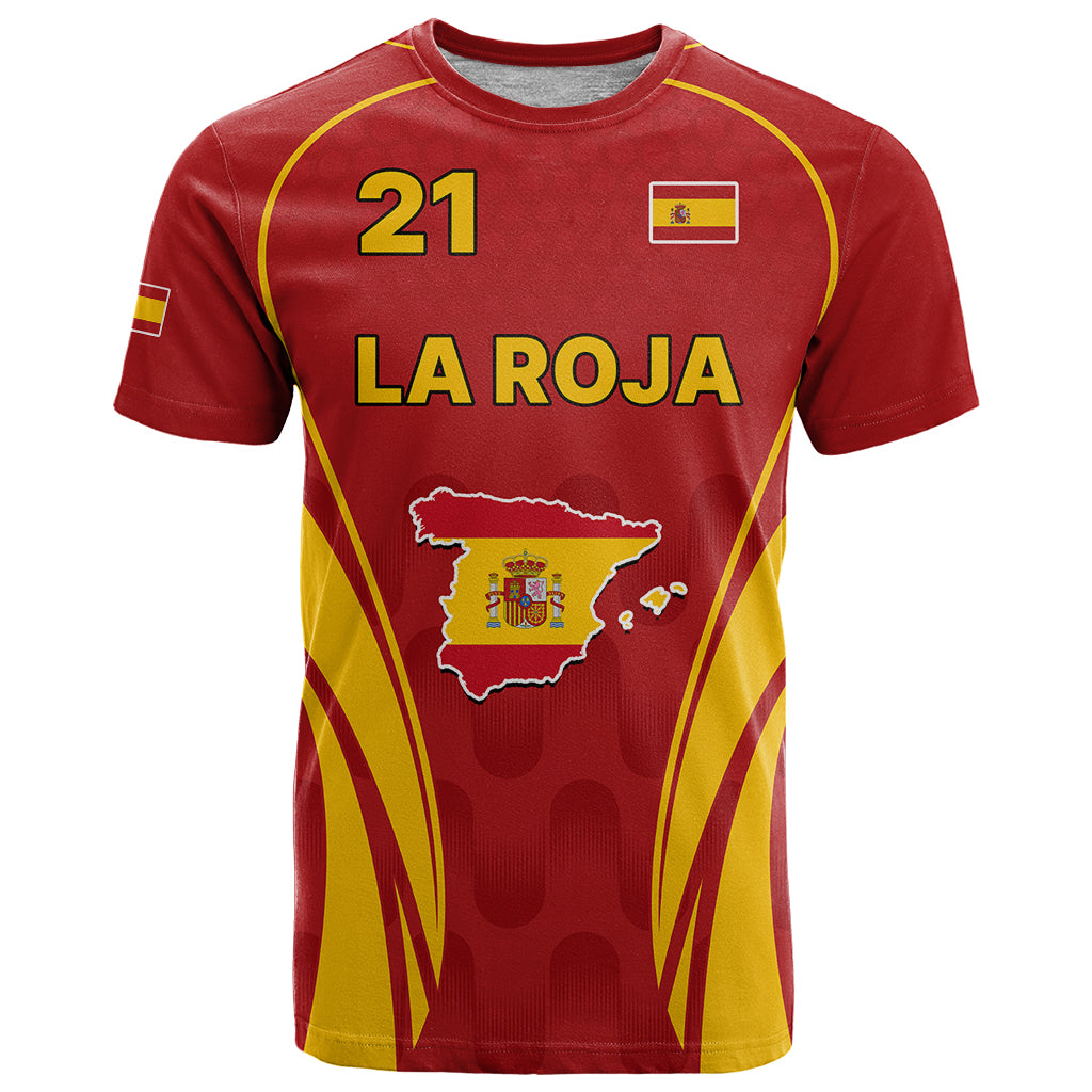 Custom Spain Soccer T Shirt Go World Cup 2023 Sporty Style - Wonder Print Shop