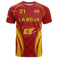 Custom Spain Soccer T Shirt Go World Cup 2023 Sporty Style - Wonder Print Shop