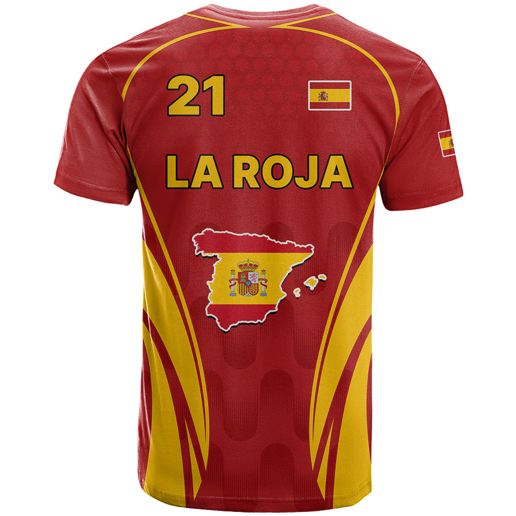 Custom Spain Soccer T Shirt Go World Cup 2023 Sporty Style - Wonder Print Shop