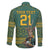 Custom South Africa Rugby Bokke Mascot Family Matching Puletasi and Hawaiian Shirt With Flag Style - Wonder Print Shop