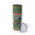Custom South Africa Rugby Bokke Mascot Skinny Tumbler With Flag Style - Wonder Print Shop