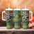Custom South Africa Rugby Bokke Mascot Tumbler With Handle With Flag Style - Wonder Print Shop