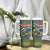Custom South Africa Rugby Bokke Mascot Tumbler With Handle With Flag Style - Wonder Print Shop