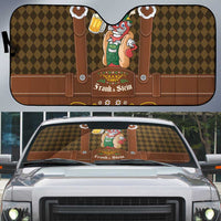 Frank & Stein Oktoberfest Auto Sun Shade Beer Festival German Bavarian - Wonder Print Shop