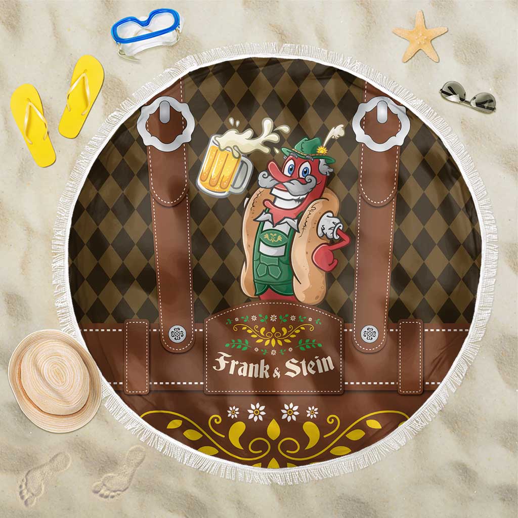 Frank & Stein Oktoberfest Beach Blanket Beer Festival German Bavarian - Wonder Print Shop