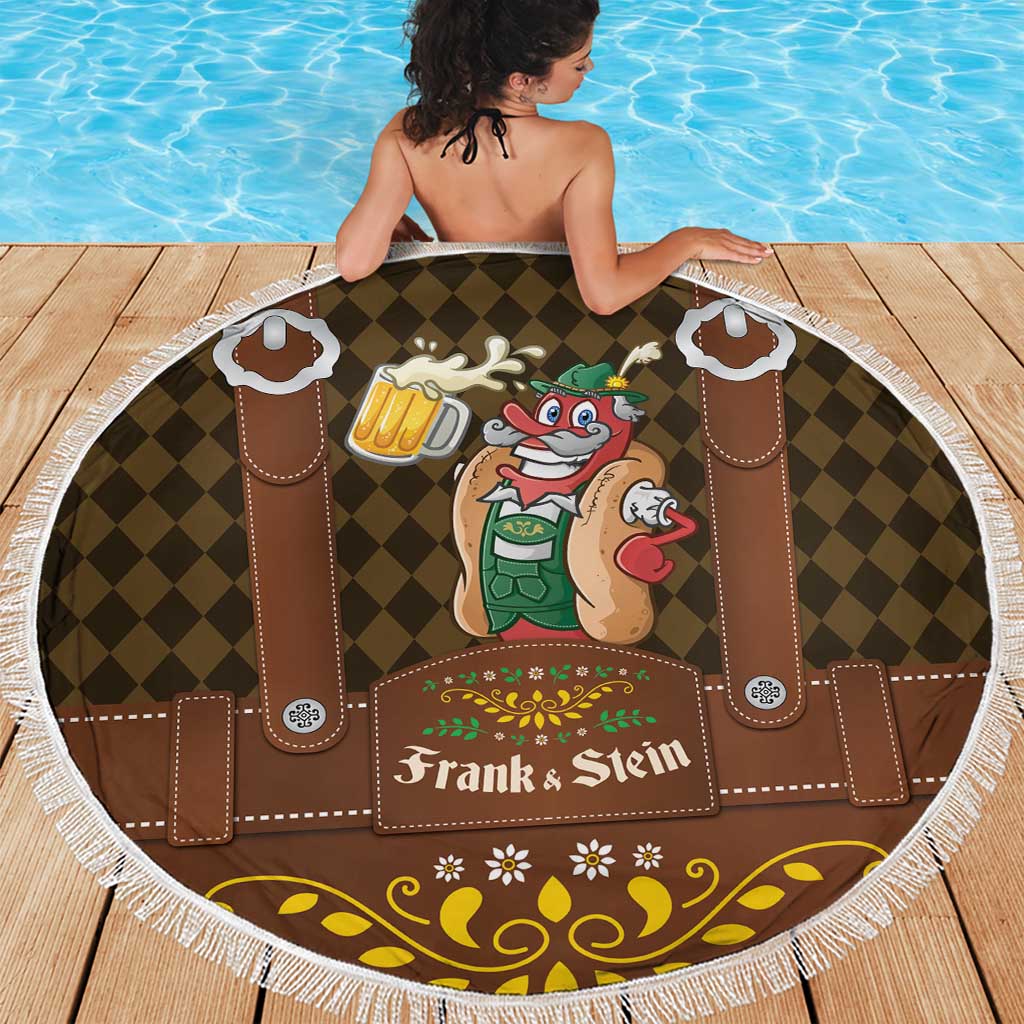 Frank & Stein Oktoberfest Beach Blanket Beer Festival German Bavarian - Wonder Print Shop