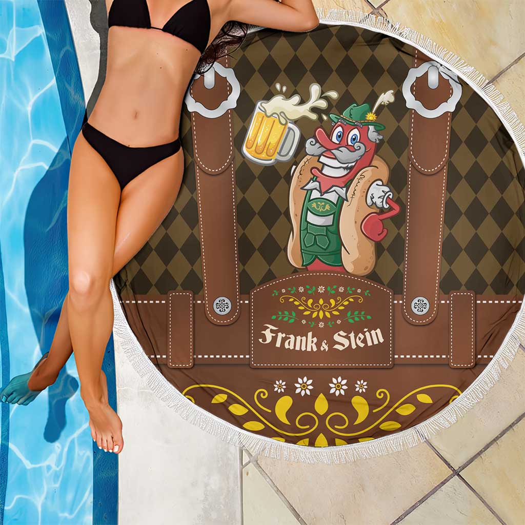 Frank & Stein Oktoberfest Beach Blanket Beer Festival German Bavarian - Wonder Print Shop