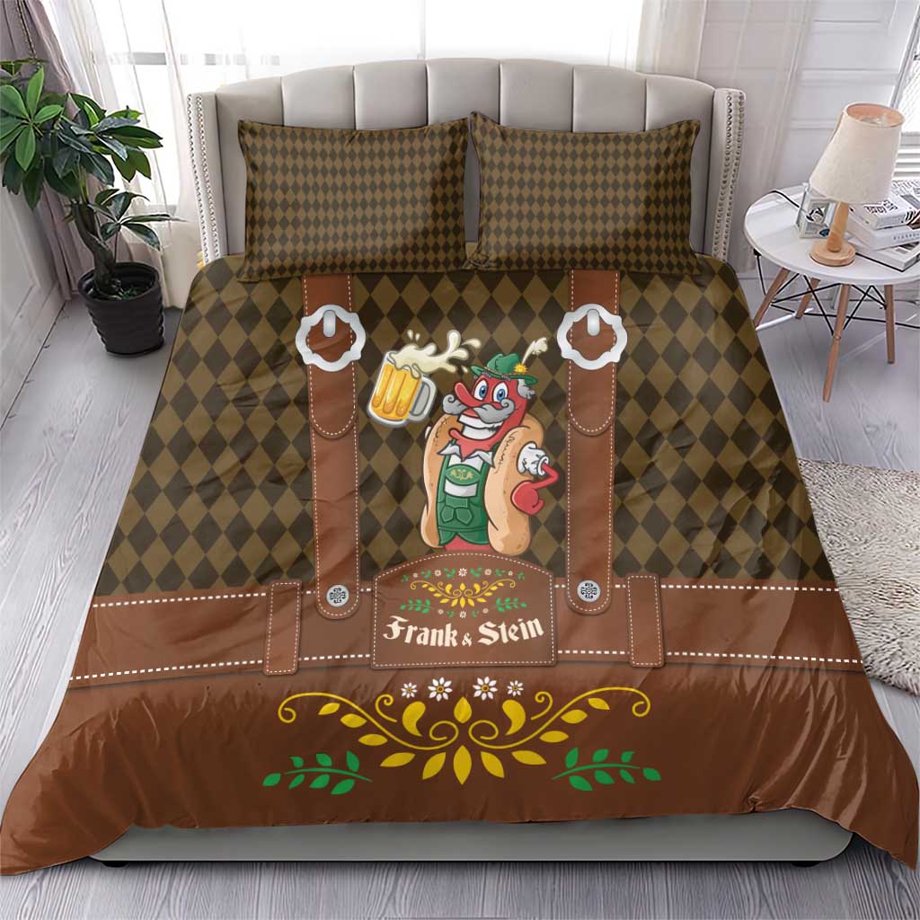 Frank & Stein Oktoberfest Bedding Set Beer Festival German Bavarian - Wonder Print Shop