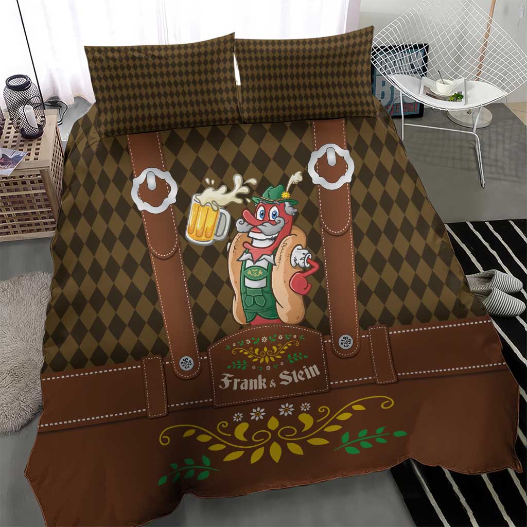 Frank & Stein Oktoberfest Bedding Set Beer Festival German Bavarian - Wonder Print Shop