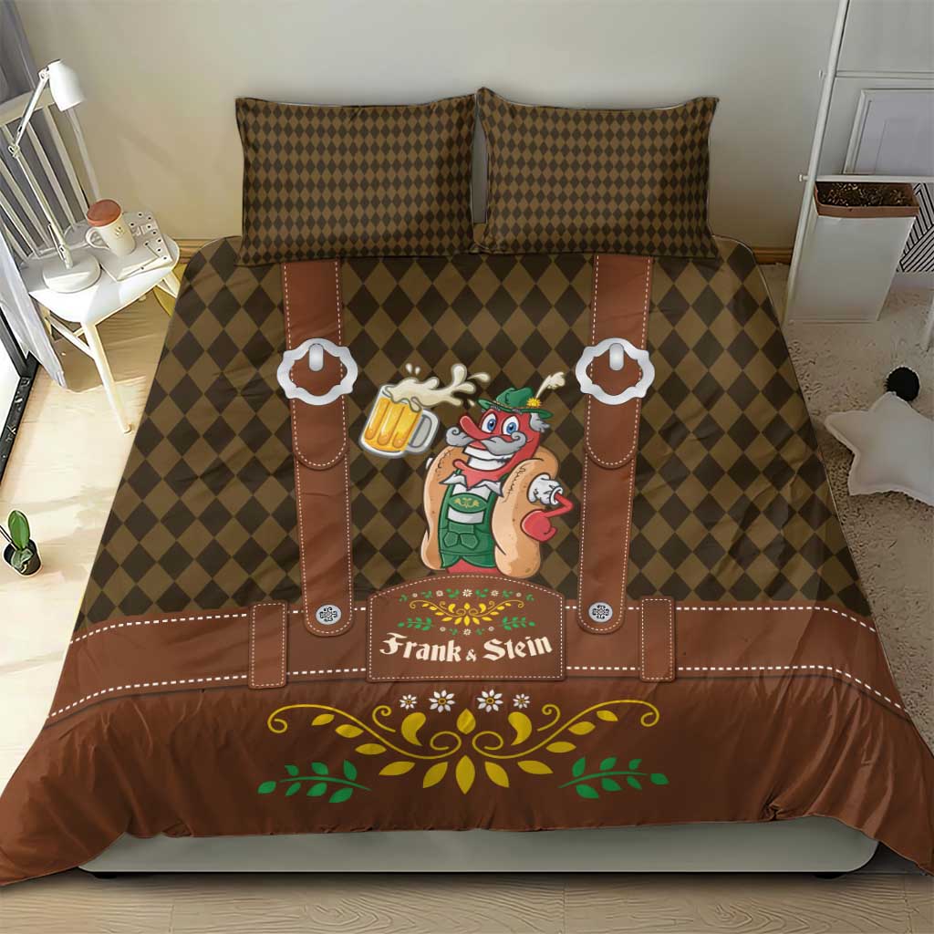 Frank & Stein Oktoberfest Bedding Set Beer Festival German Bavarian - Wonder Print Shop