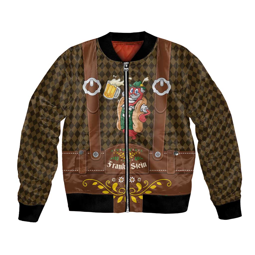 Frank & Stein Oktoberfest Bomber Jacket Beer Festival German Bavarian - Wonder Print Shop